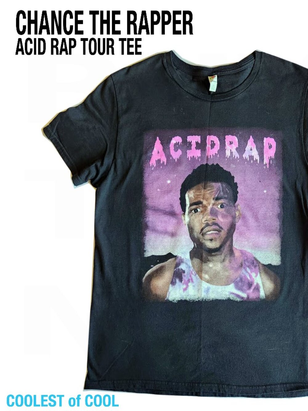 Chance The Rapper T-Shirt Medium Acid Rap 10 Year Anniversary Tour Concert Show